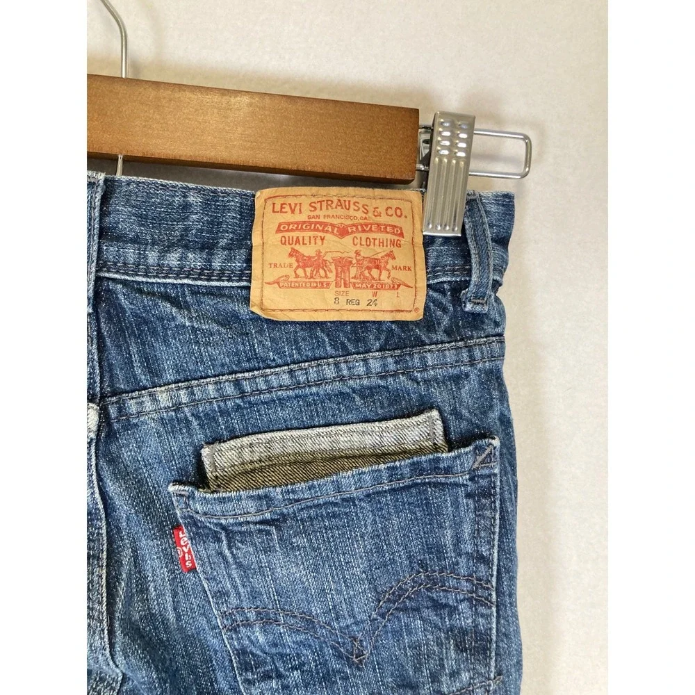 Vintage Aesthetic Levi's Size 8 Blue Denim Shorts Medium Wash‎ 100% Cotton